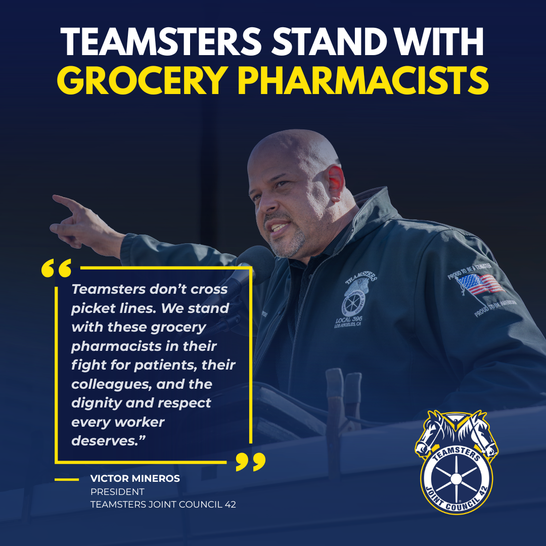 Teamsters Don't Cross Picket lines