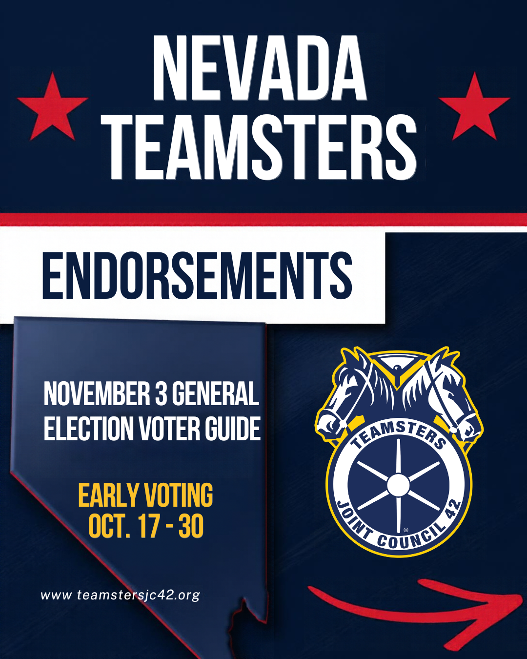 Nevada Teamsters Endorsements