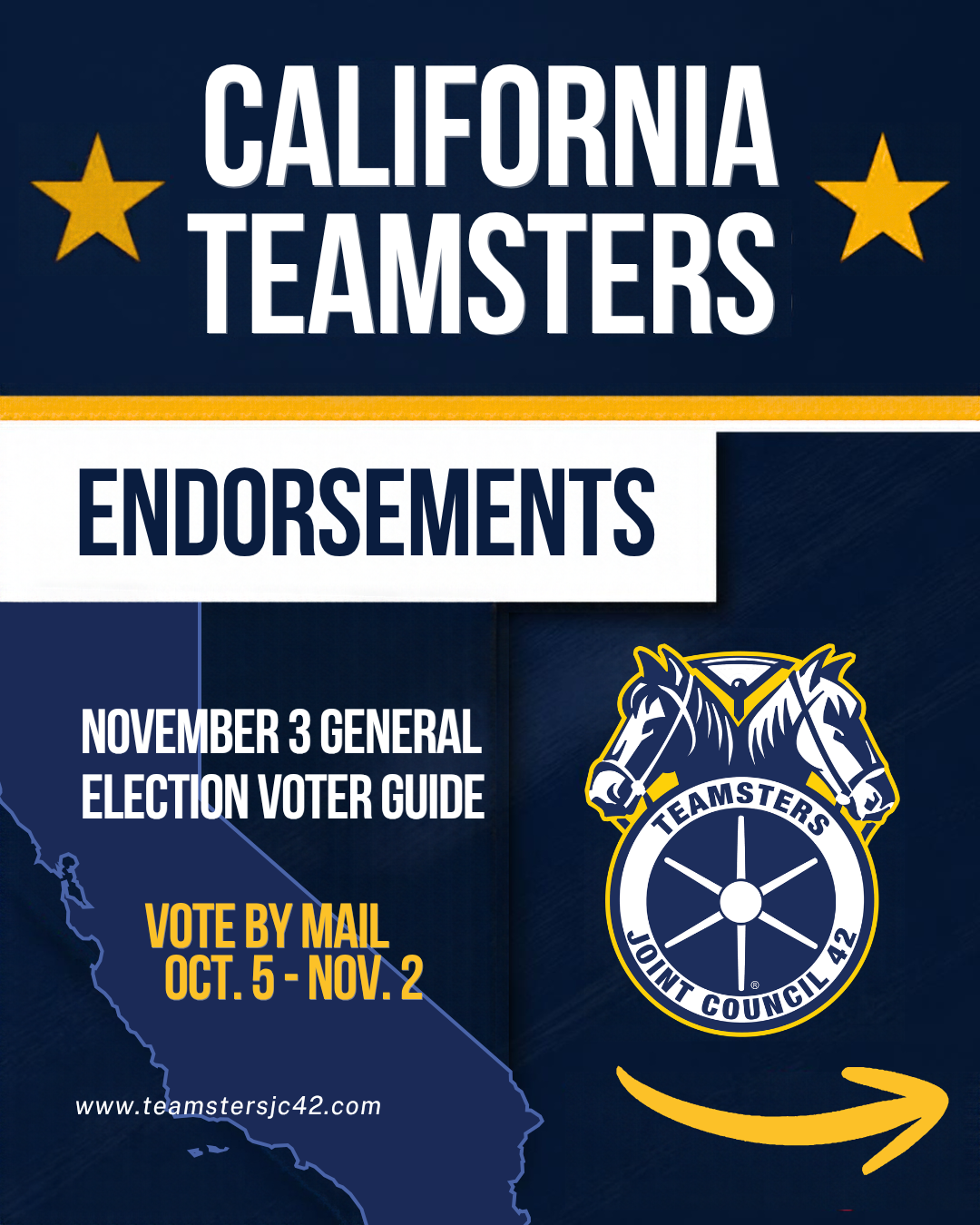 California Teamsters Endorsements